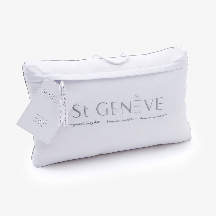 Heirloom White Goose  Down Pillow by St.Geneve - Made In Canada