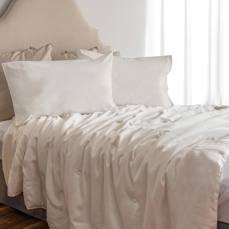 Silk Duvet | Lyocell Cover by St Geneve Fine Linen