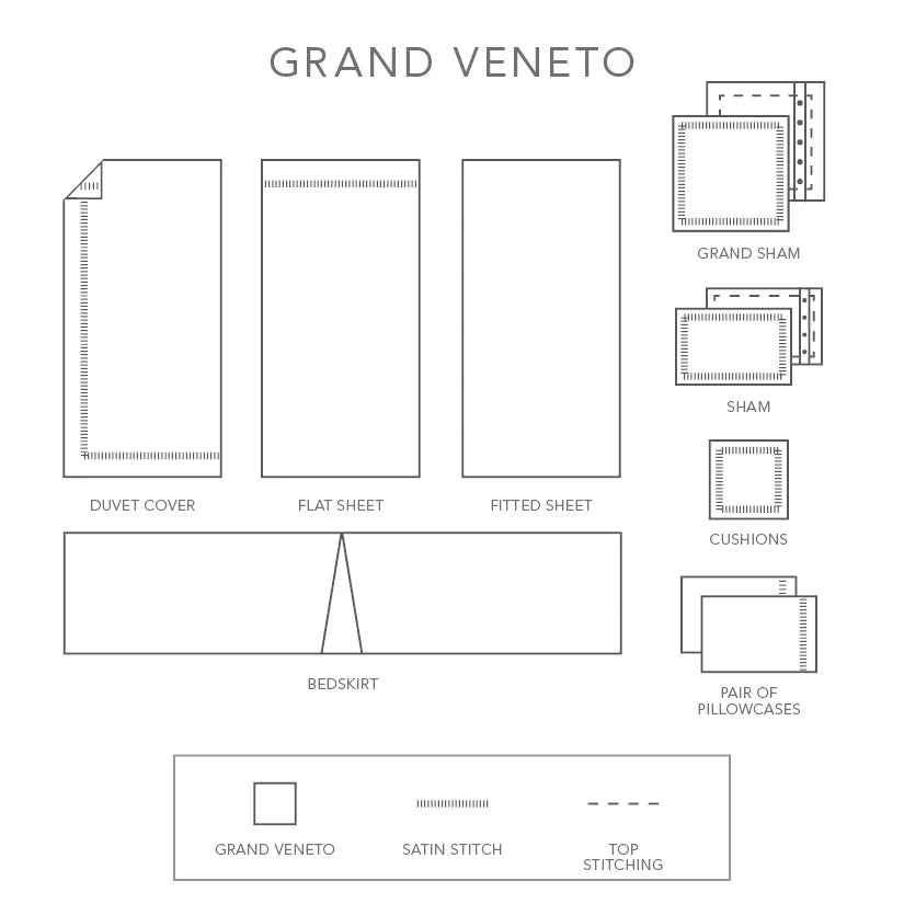 Grand Veneto Ivory by St Geneve Fine Linen - Made In Canada