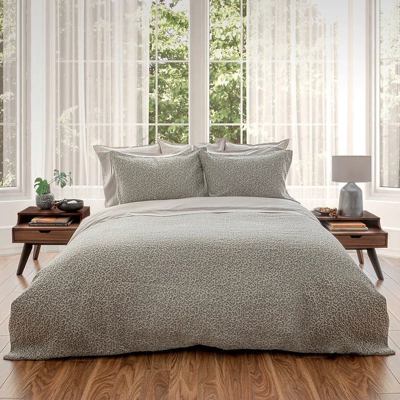 Athena Jacquard Bedding by St Geneve Fine Linen - Fabric from Italy Sewn in Canada