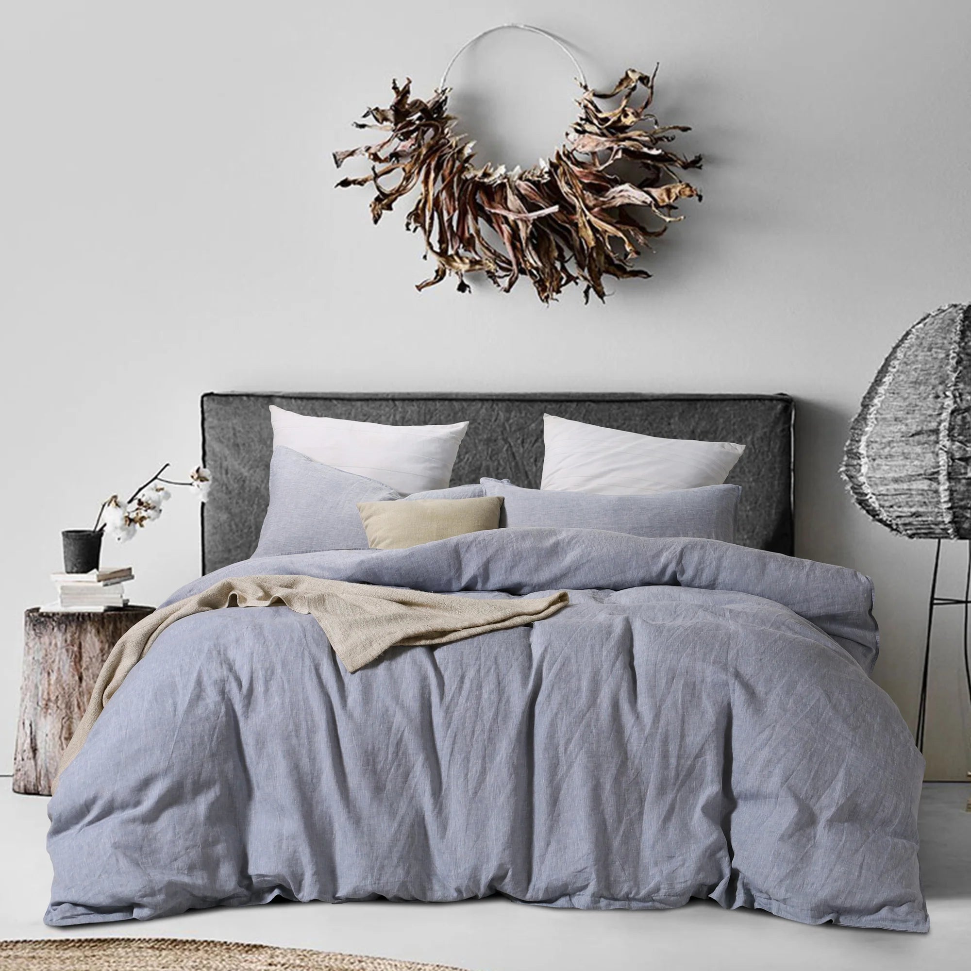 French Linen Duvet Cover Set - Available in 6 Beautiful Colours