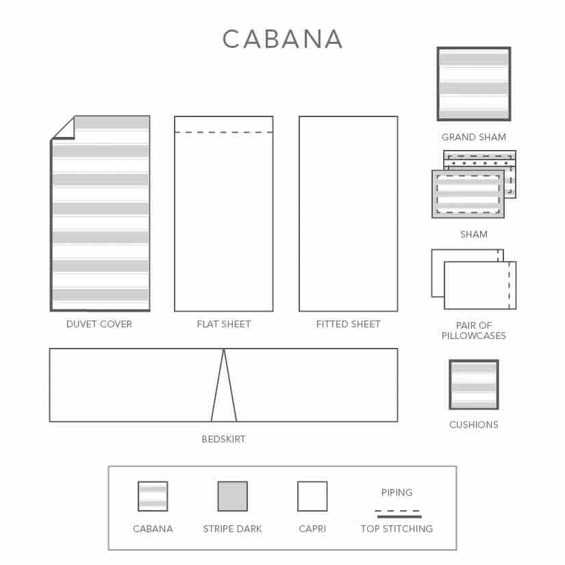 Cabana Jacquard Bedding by St Geneve Fine Linen