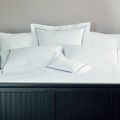 Capri Clair | Sateen Single Stitch 100% Egyptian long-Staple Cotton by St Geneve Fine Linen - Fabric from Italy Sewn in Canada