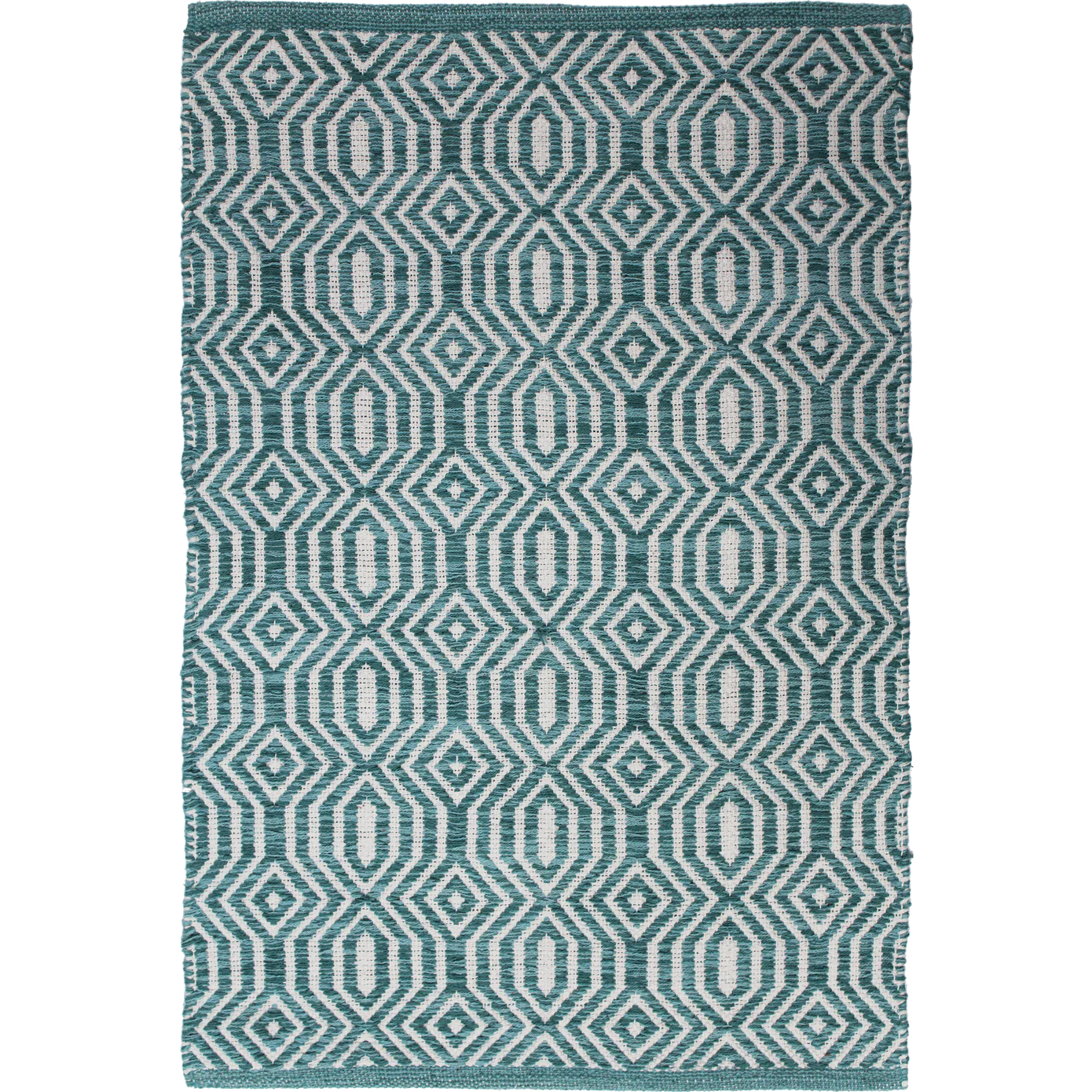Dhurrie Luxe Soft Teal Rug