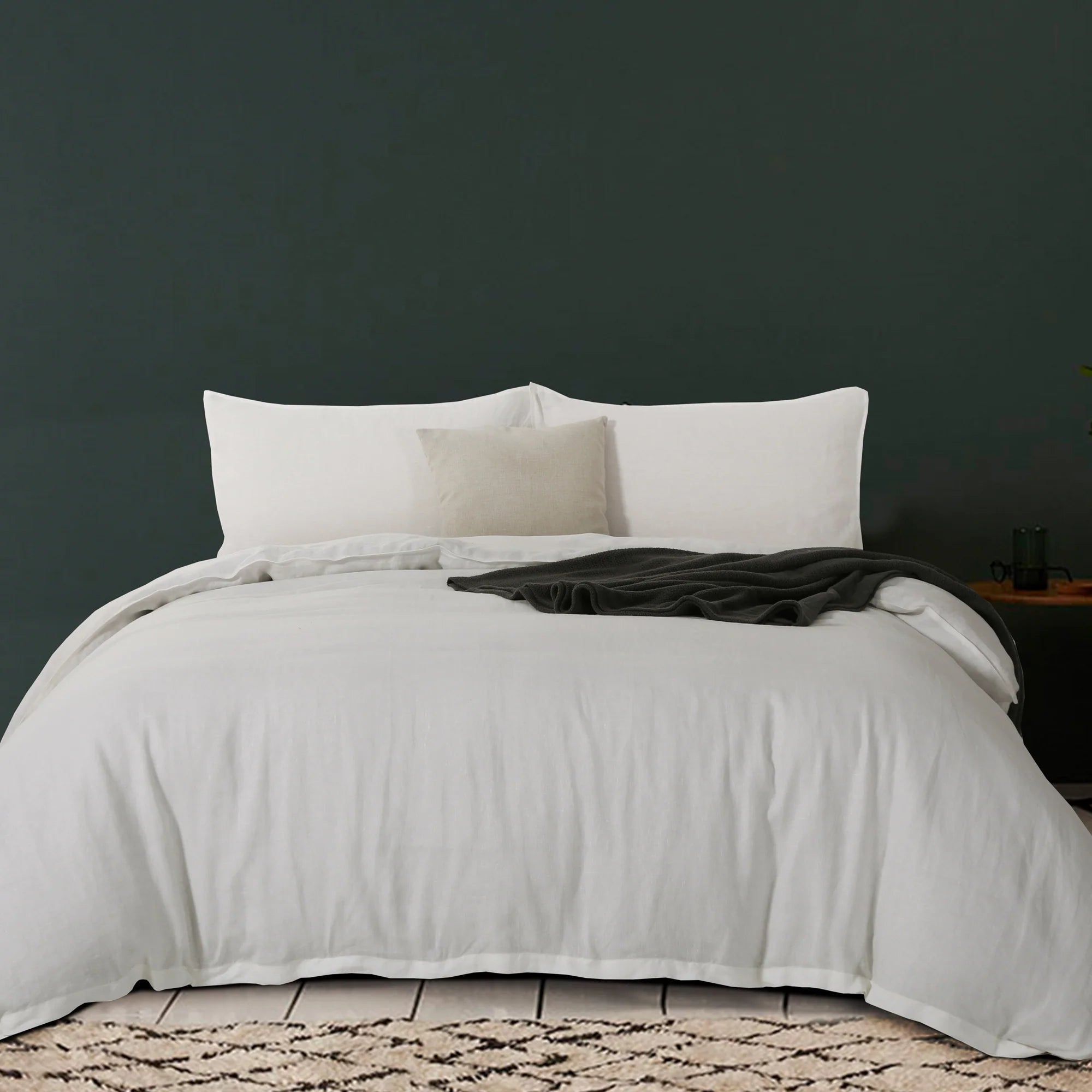 French Linen Duvet Cover Set - Available in 6 Beautiful Colours