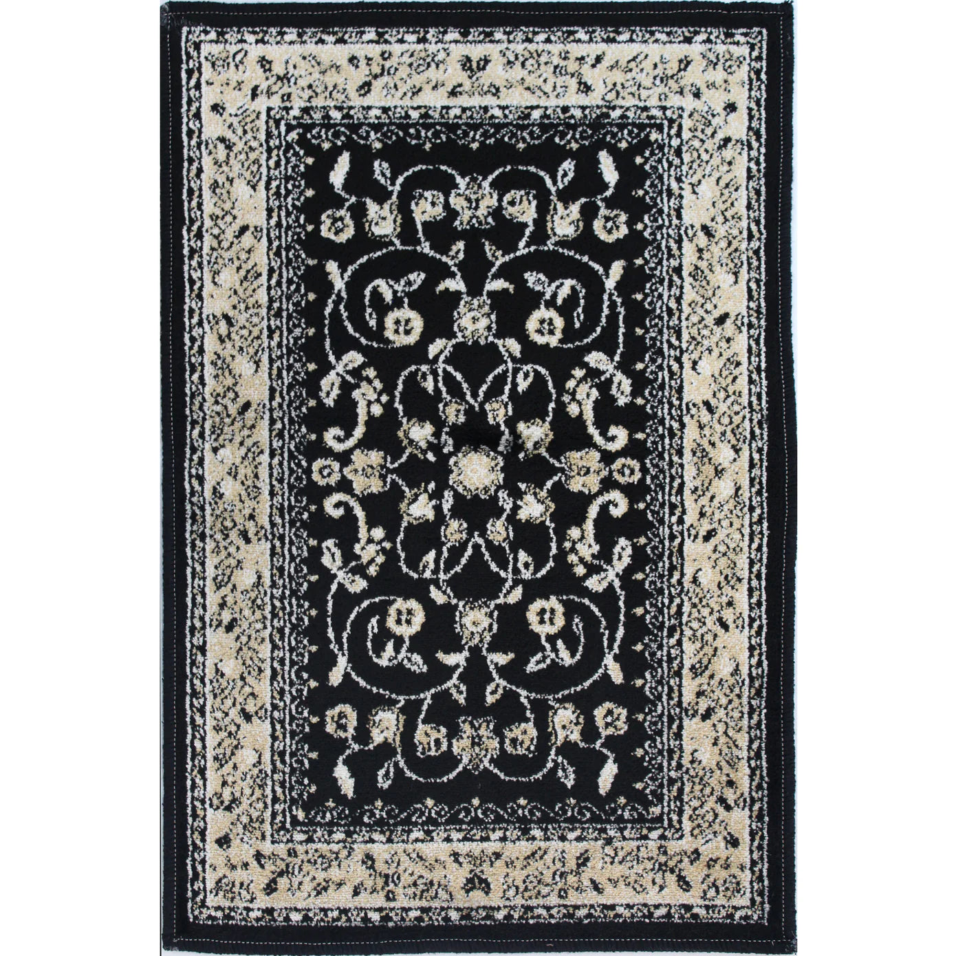 Art Silk Mini Mats Black 1'3" x 2'0"