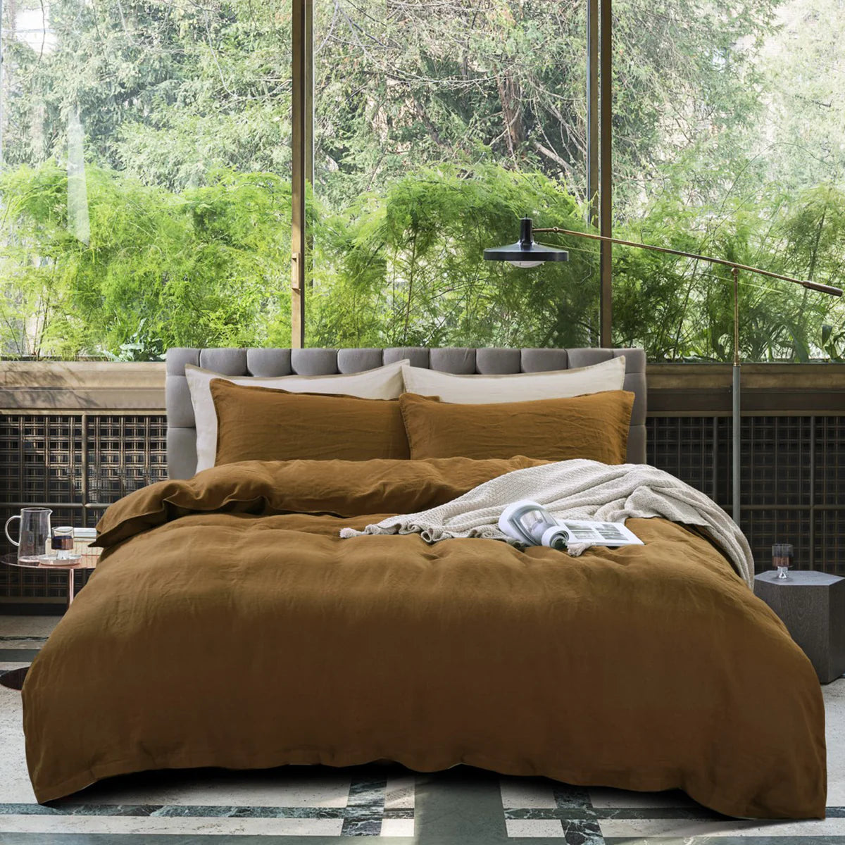 French Linen Duvet Cover Set - Available in 6 Beautiful Colours