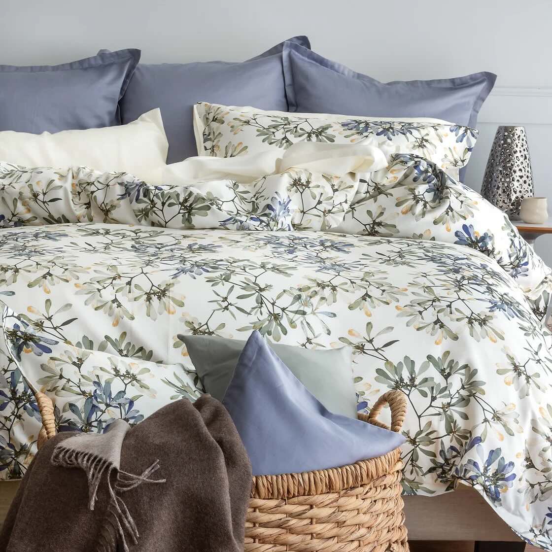 Paloma | Printed Sateen Bedding by St Geneve -Made for St. Genève in Portugal