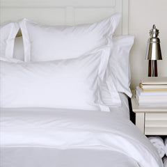 Percale Deluxe Solid Bedskirt by Cuddledown Bedding - Made In Canada