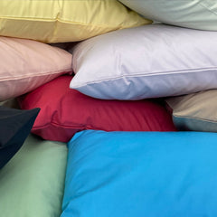 Percale Fashion Solid Collection 20" Deep Fitted Sheet by Cuddle Down Bedding - Made In Canada