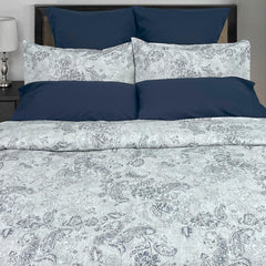 Vintage Paisley Duvet Cover and Sheet Set by Cuddledown - Made In Canada