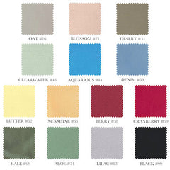 Percale Fashion Solid Collection 20" Deep Fitted Sheet by Cuddle Down Bedding - Made In Canada