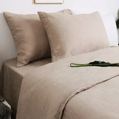 100% French Linen Sheet Set