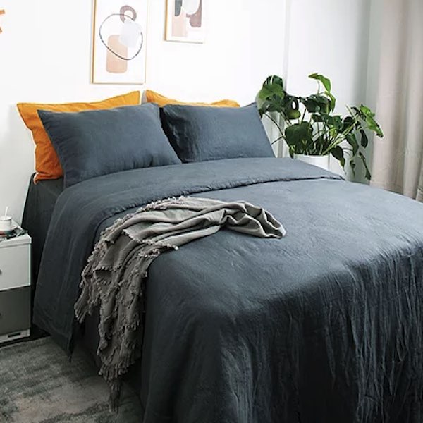 100% French Linen Sheet Set