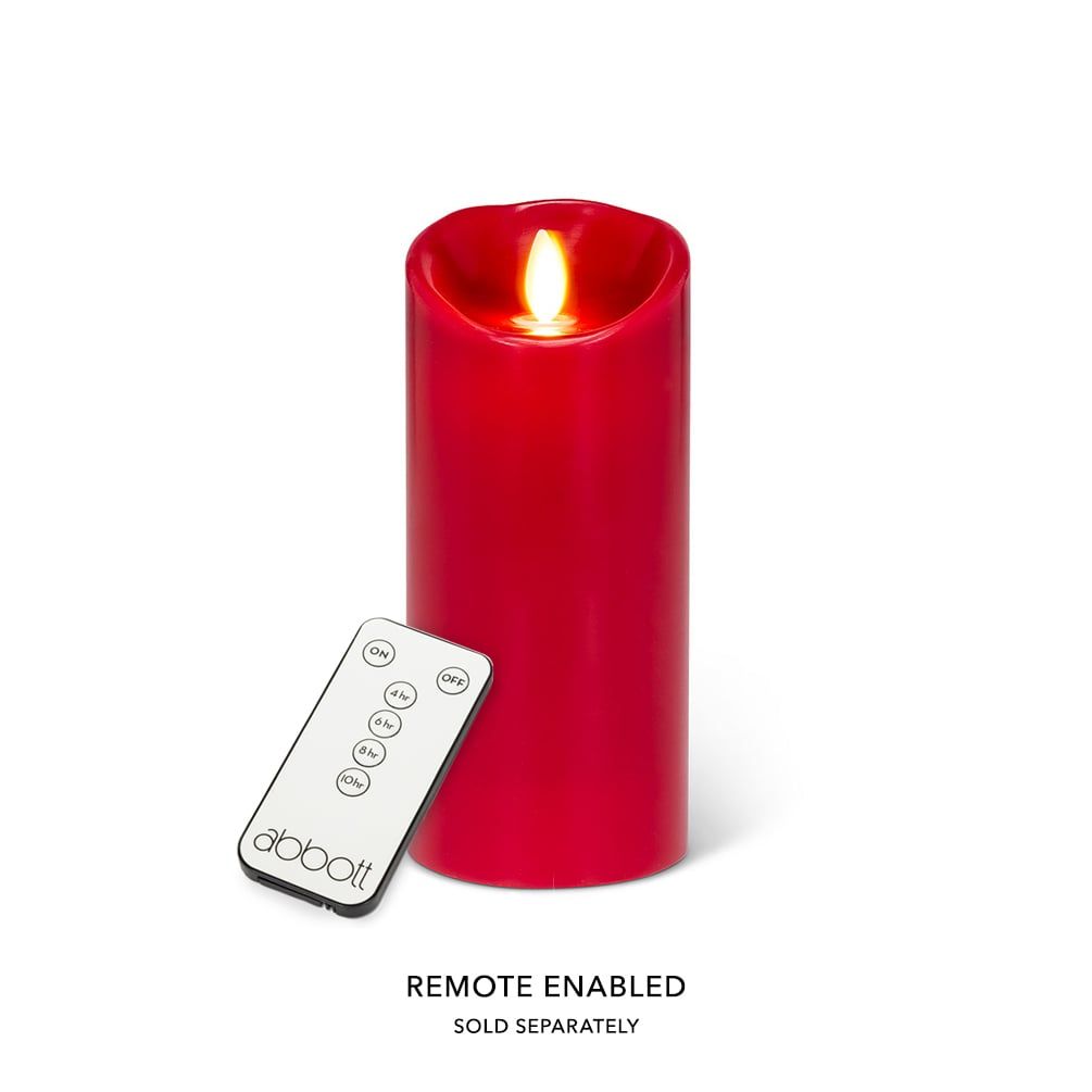 Reallite Red Large LED Candle 6.5"