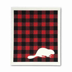 Buffalo Check Beaver Dishcloths. Set of 2