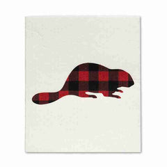 Buffalo Check Beaver Dishcloths. Set of 2