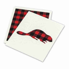 Buffalo Check Beaver Dishcloths. Set of 2