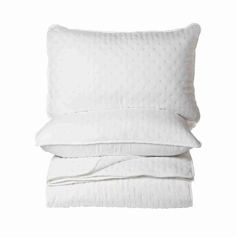 Ann Solid White Quilt