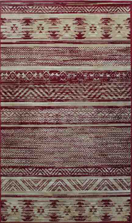 Art Silk Ariana Red Rug