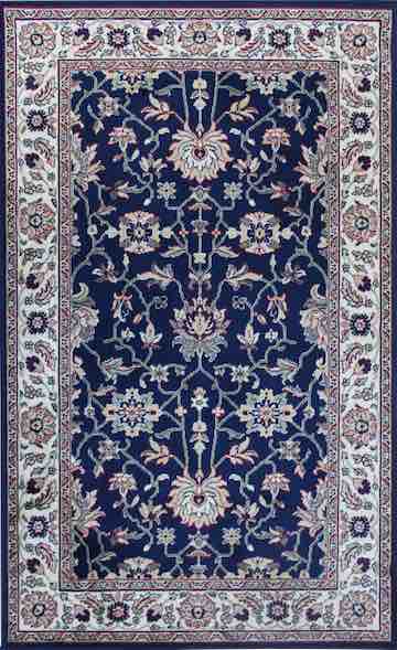 Art Silk Majesty Navy Rug