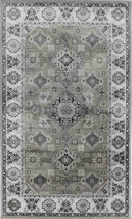 Art Silk Kazak Slate Gray Rug