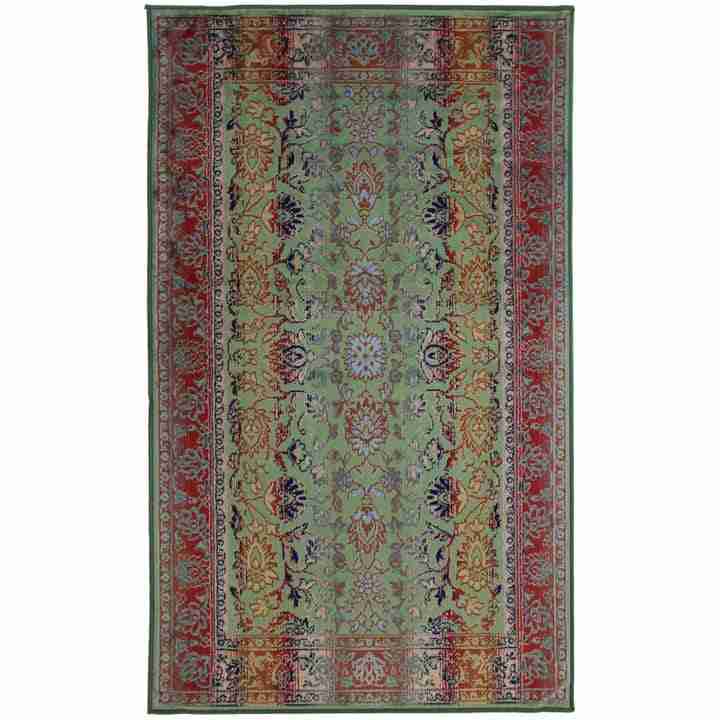 Art. Silk Floral Multi Green