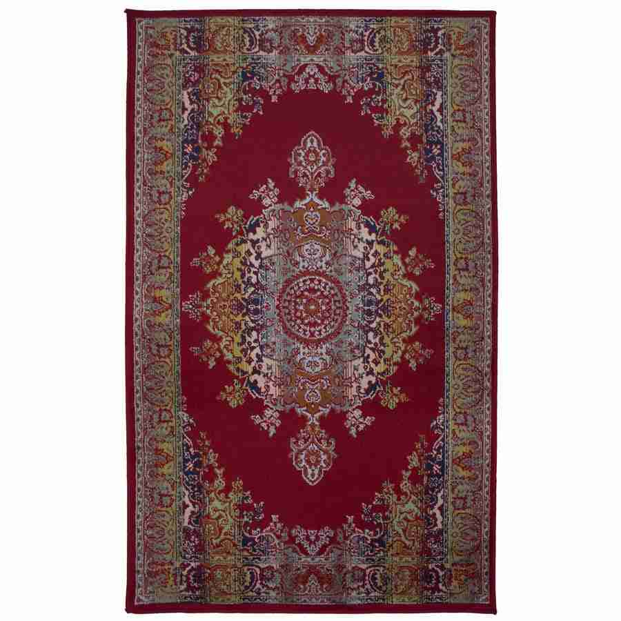 Art. Silk Medallion Multi Red