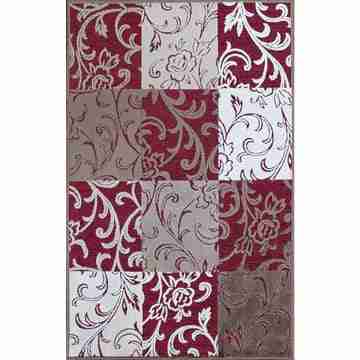 2x4 (68x110 cm) Art. Silk Vine Red/Ochre