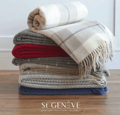 Avele 100% Wool Throw by St Geneve