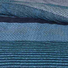 Berlin Blue Striped Modern Duvet Cover