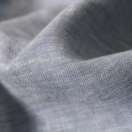 BLUE HEATHER FRENCH LINEN DUVET COVER SET