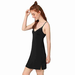 Black Bamboo Lace Nightie