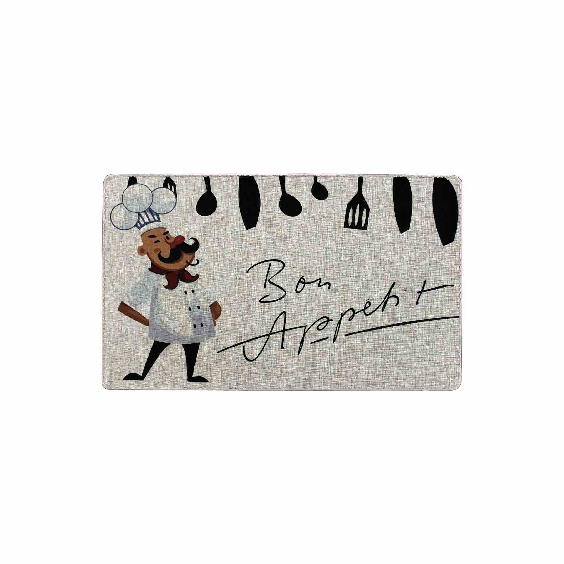 Bon Appetit  Poly Mat 1.5' x 2.5'