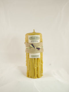 Cheeky Bee 220-240hr - Dripped Pillar Candle