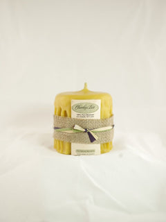 Cheeky Bee 40-50hrs- Dripped Pillar Candle 2.5x3.5in
