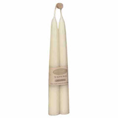 Cheeky Bee Beeswax 6" Taper- Ivory