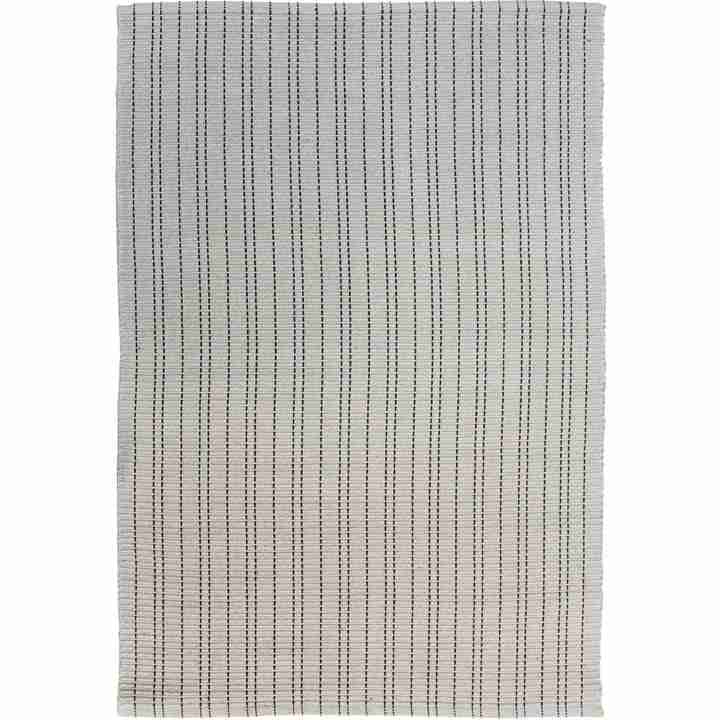 Dhurrie Saddle Stitch Ivory