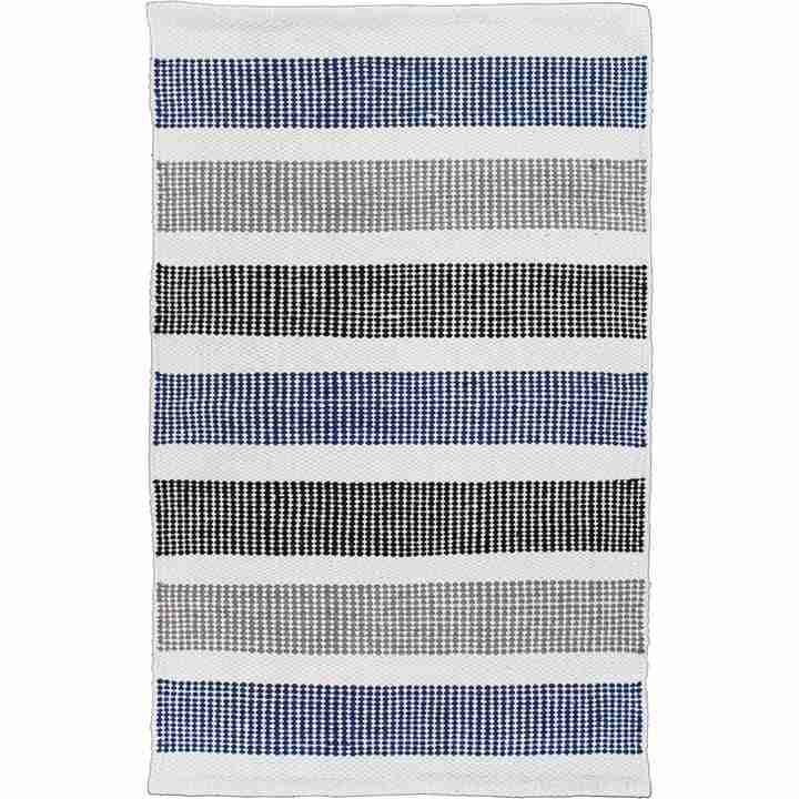 Dhurrie Surf Blue Gray