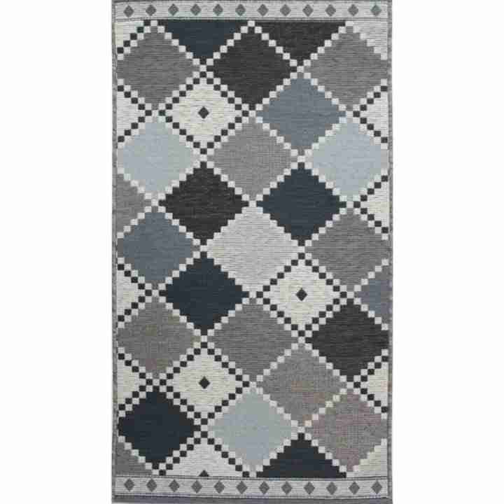 Esterno Tiles Soft Blue Outdoor Rug