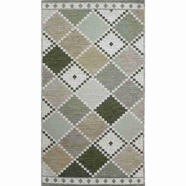 Esterno Tiles Soft Green Outdoor Rug