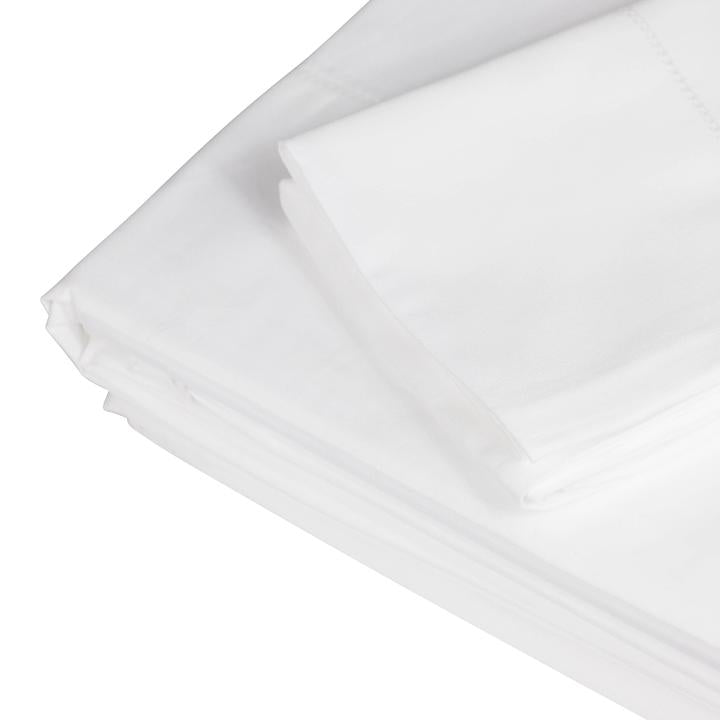 300 TC 100% Egyptian Cotton Fitted Sheet 17" Deep - Made In Italy