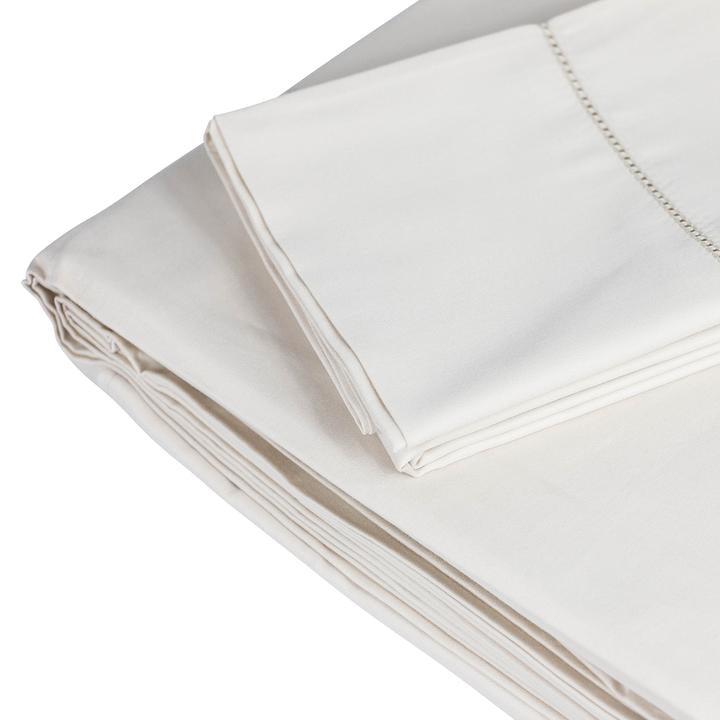 300 TC 100% Egyptian Cotton Fitted Sheet 17" Deep - Made In Italy