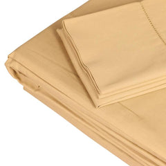 300 TC 100% Egyptian Cotton Fitted Sheet 17" Deep - Made In Italy
