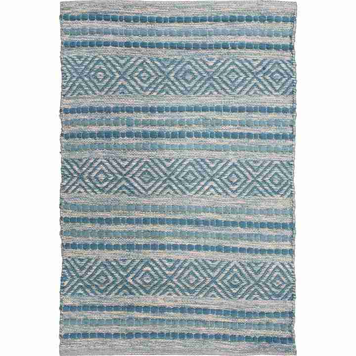 Dhurrie Fusion Ice Blue