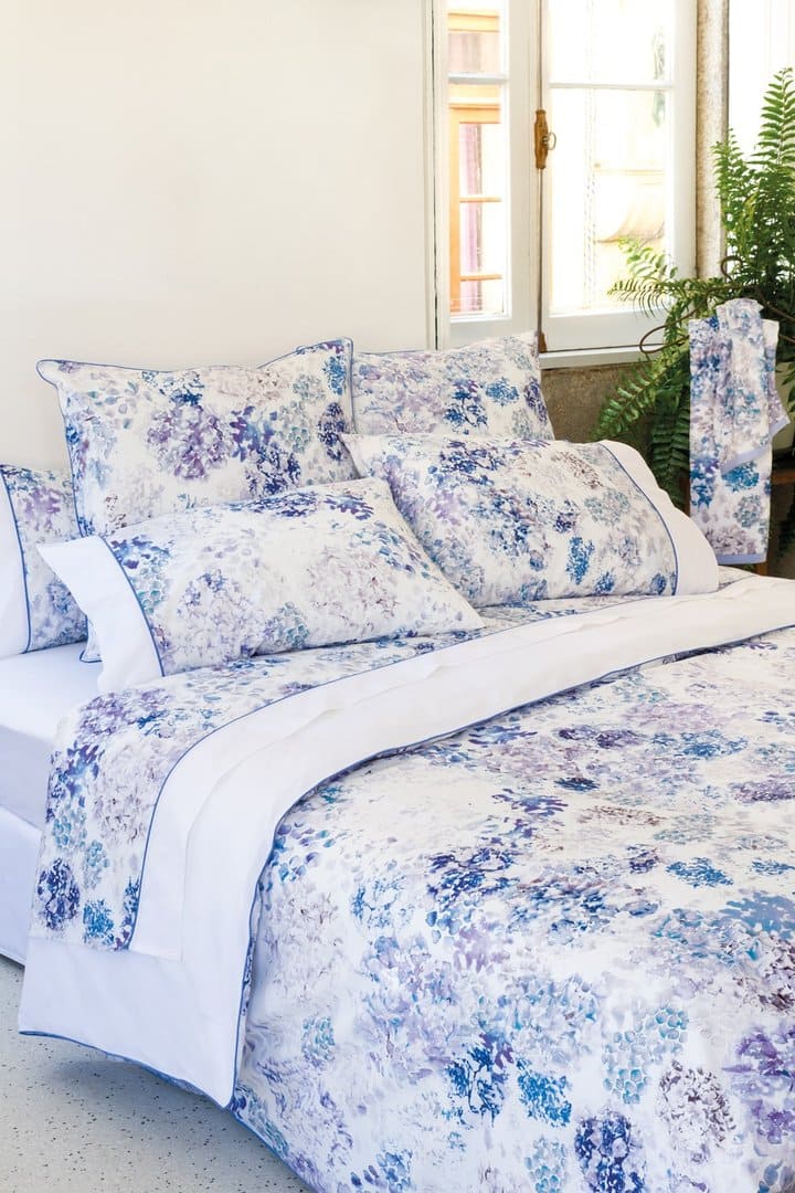 Georgia Blue Duvet Cover/Comforter Set Set - Made In Portugal
