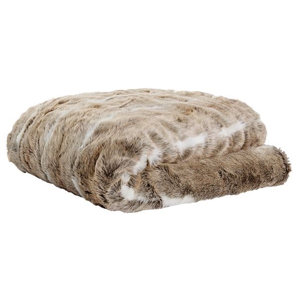 Grizzly Faux Fur Throw by BRUNELLI