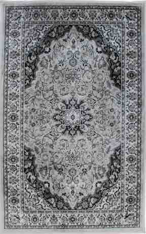Art Silk Kashan Silver