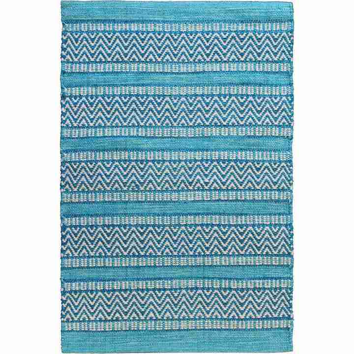 Dhurrie Largo Aqua