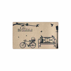 Life is Beautiful Poly Mat 1.5' x 2.5'